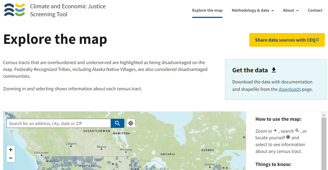 climate-and-economic-justice-screening-tool