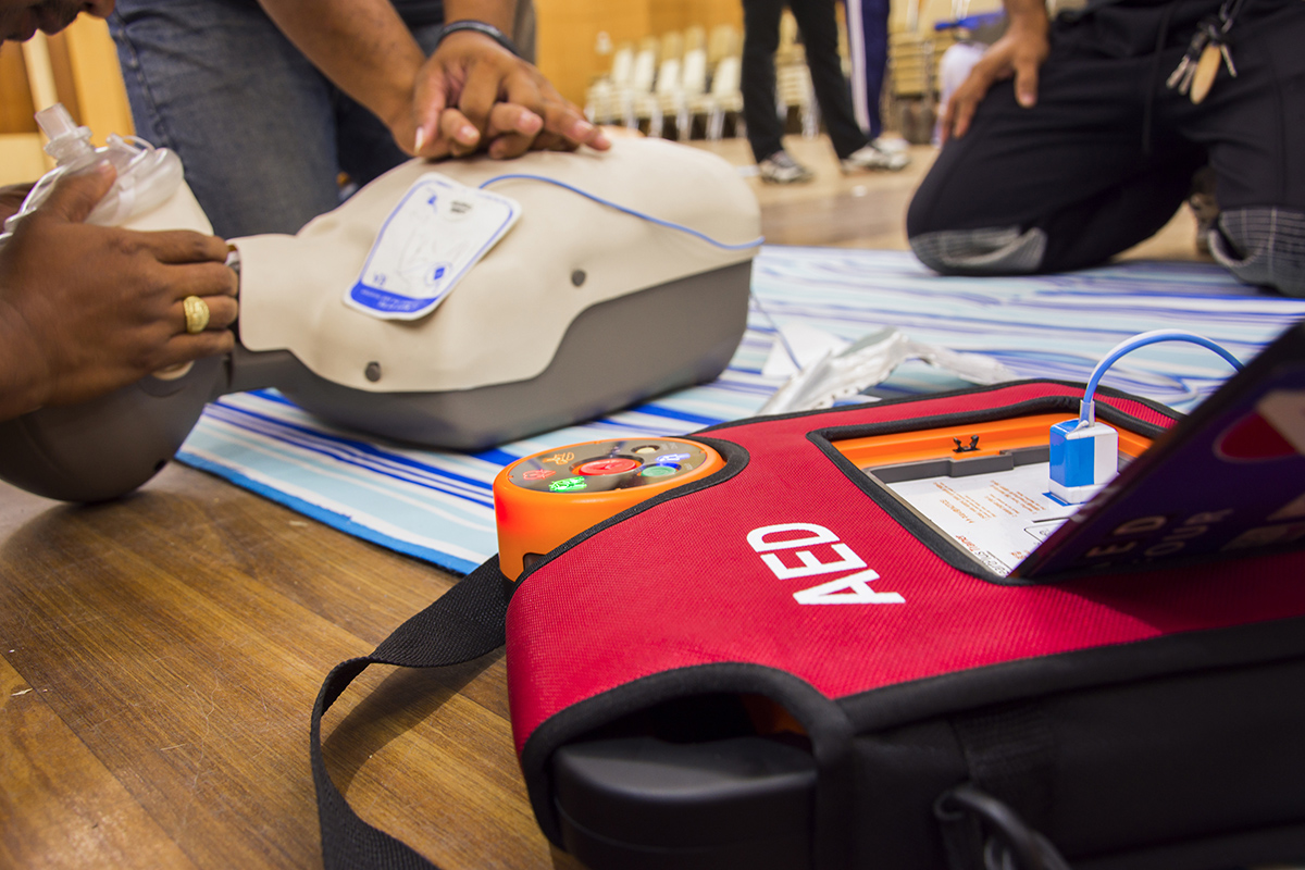 AED and CPR training