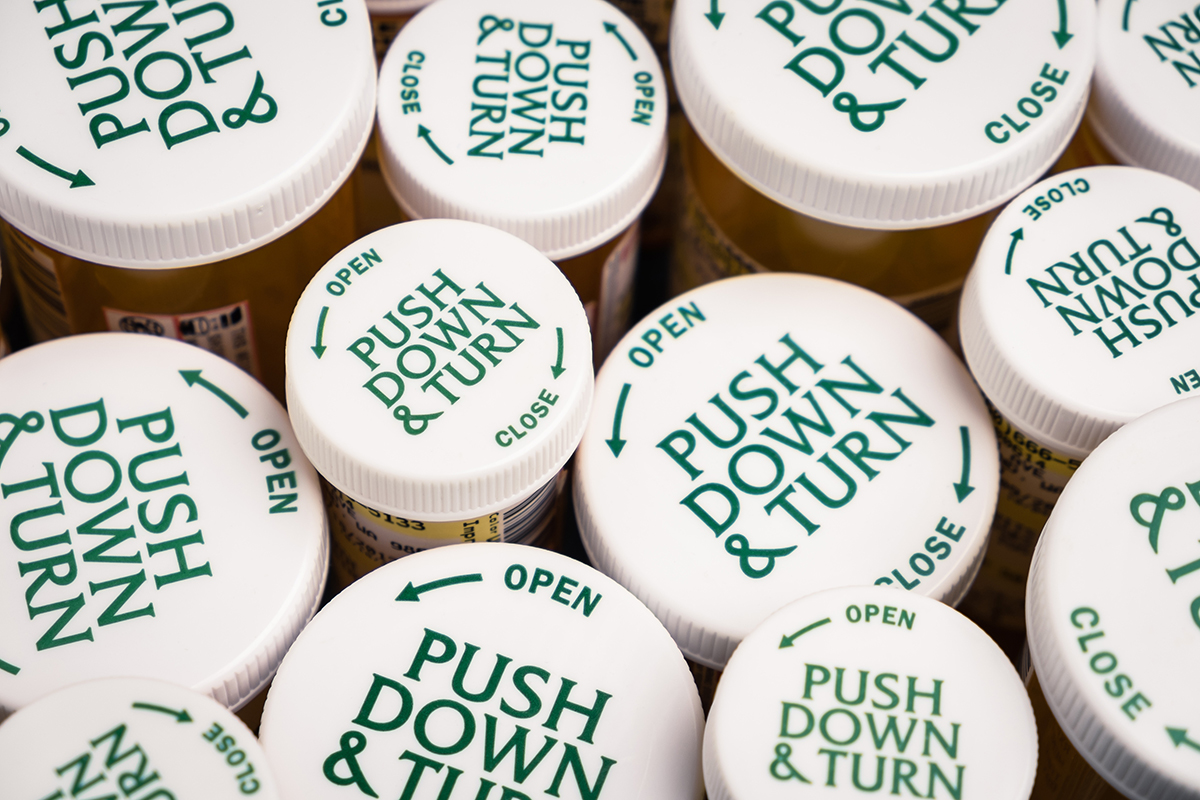 Prescription bottle lids