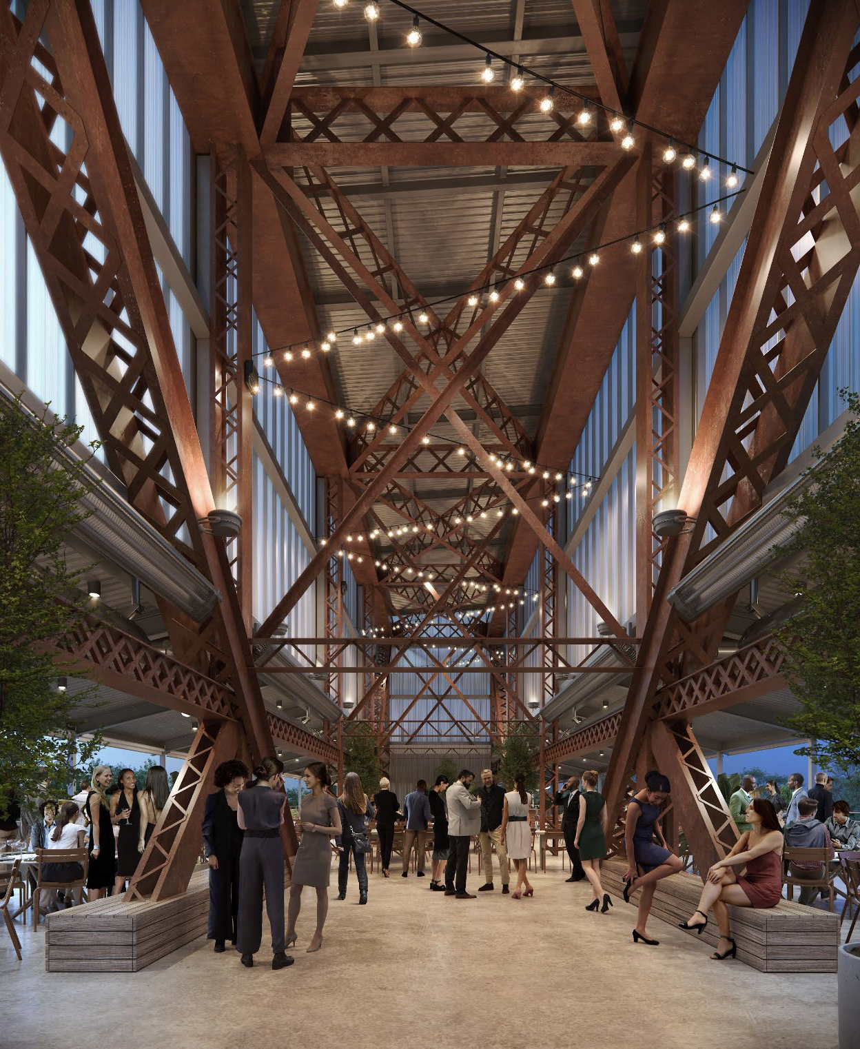 Rock Island Bridge full rendering