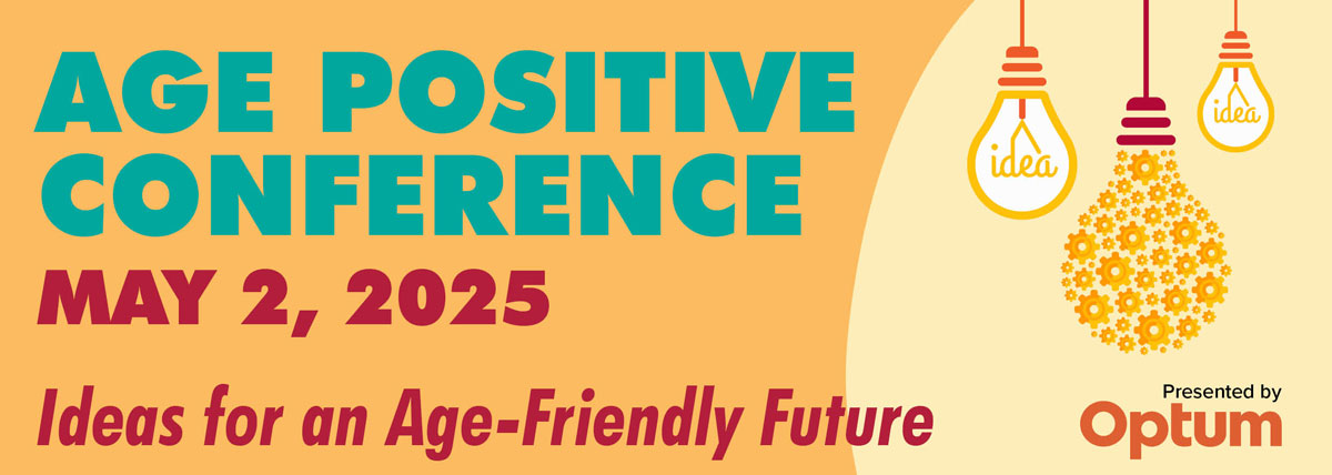 Age Positive 2025 banner with Optum