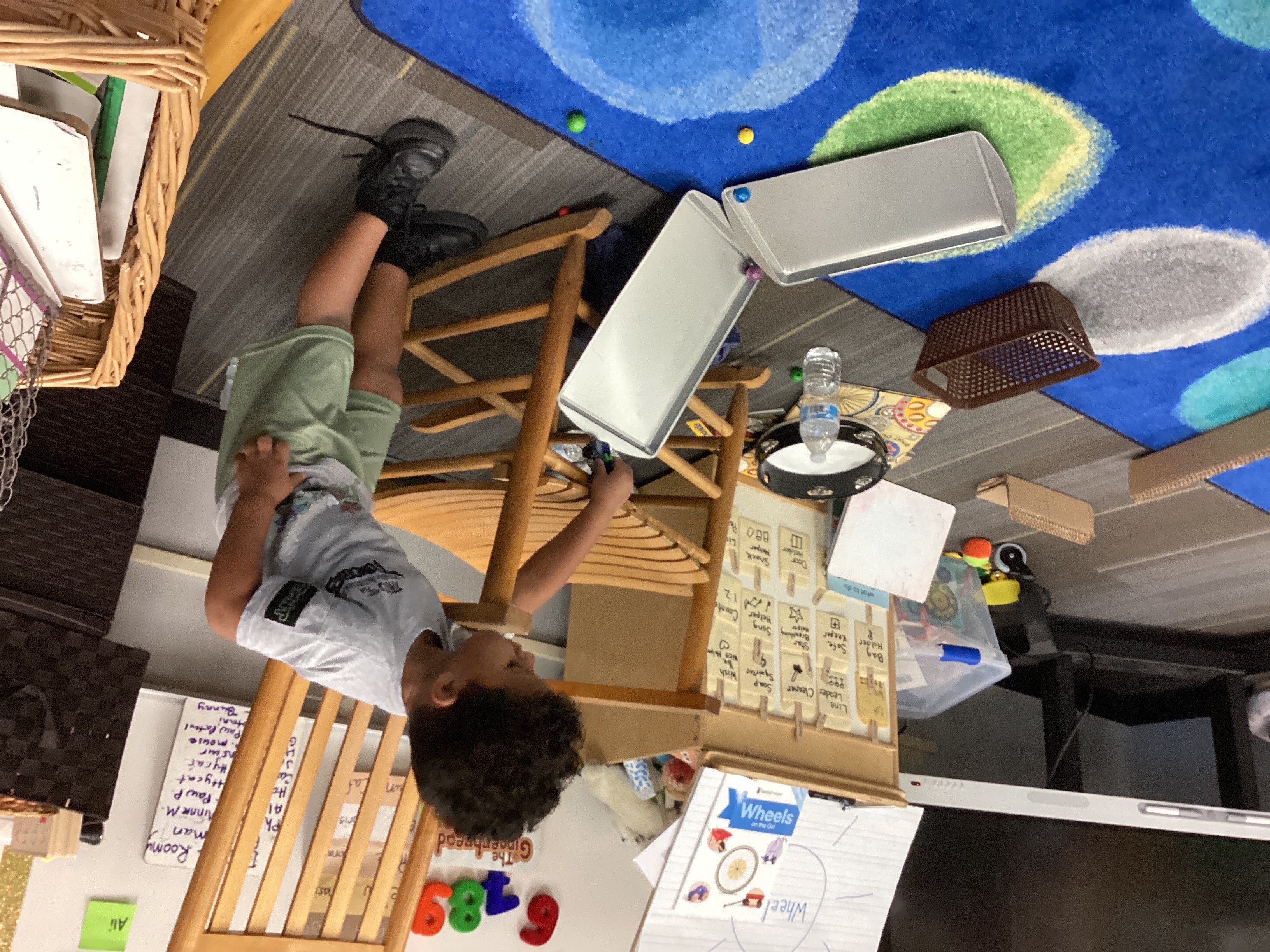 Children create ramps
