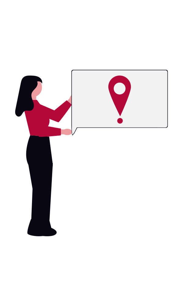 Illustration of a person presenting an idea