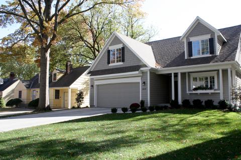 Two suburban homes in Prairie Village, Kansas