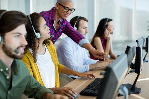 Customer service team