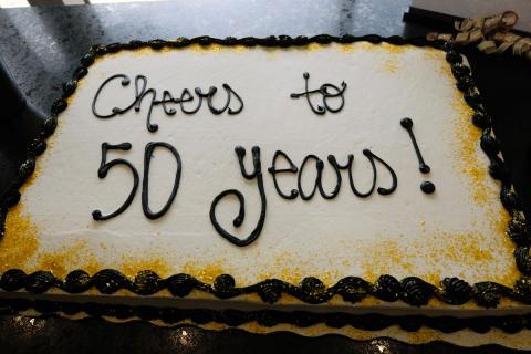 AAS 50th celebration - cake