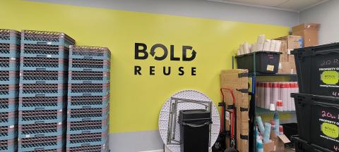 Inside the Bold Reuse washing facility