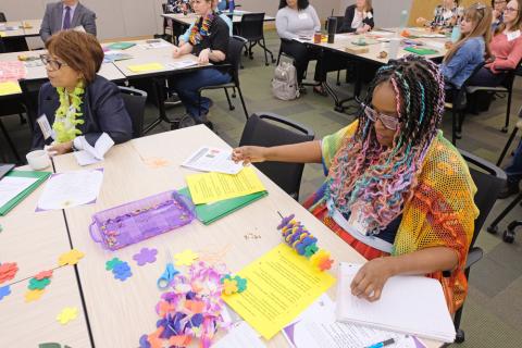 Age Positive 2025 memory necklace workshop