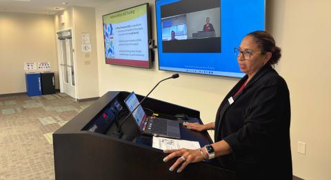 Head Start Director Kasey Lawson presents to the Board of Directors in June 2026.