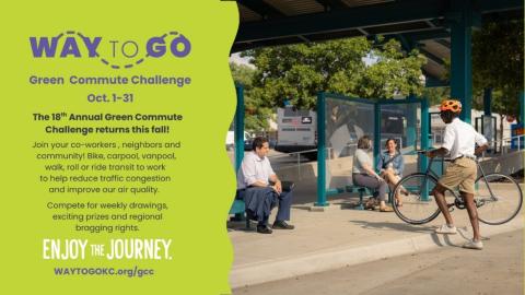 The 18th Annual Green Commute Challenge is Oct. 1-31. Enjoy the Journey.