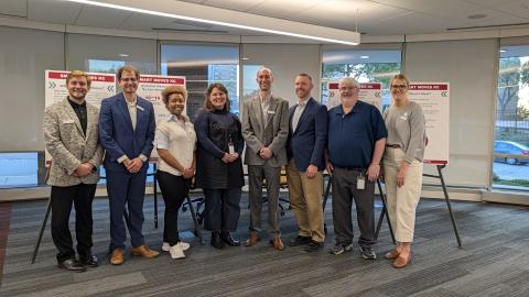 MARC staff at the Transportation & Environment open house