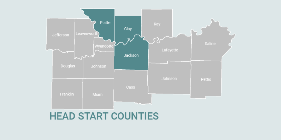 Head Start counties map
