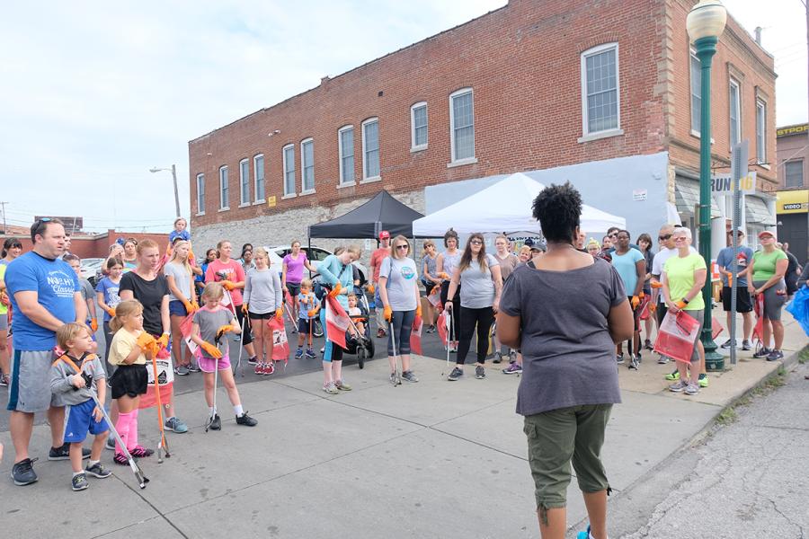 Plogging event kickoff