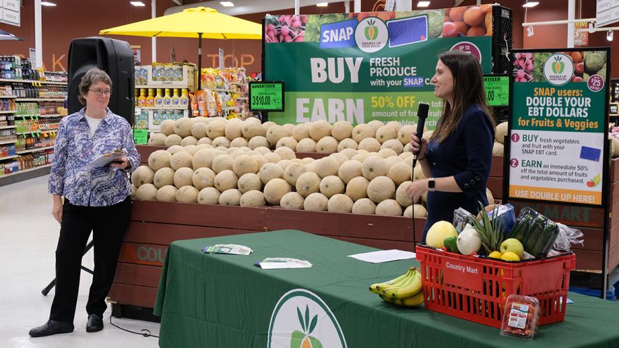 Double Up Food Bucks event in Salem, Mo. 