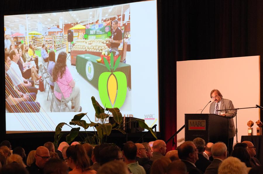 Jerry Nolte, Presiding Commissioner, Clay County, speaks during the 2022 Regional Assembly