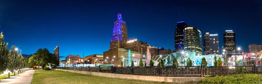 KC skyline power light