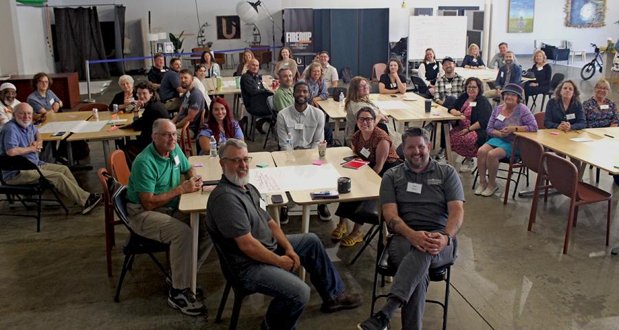Attendees of Rounding Up the Circular Economy event