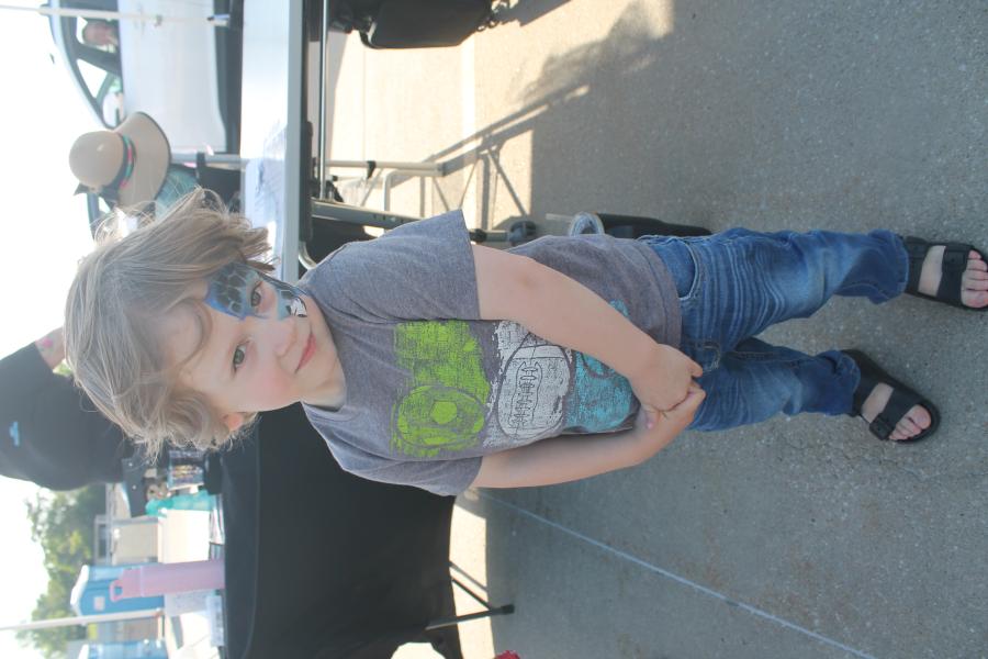 Child at MARC Head Start Family Fun Resource Fair.