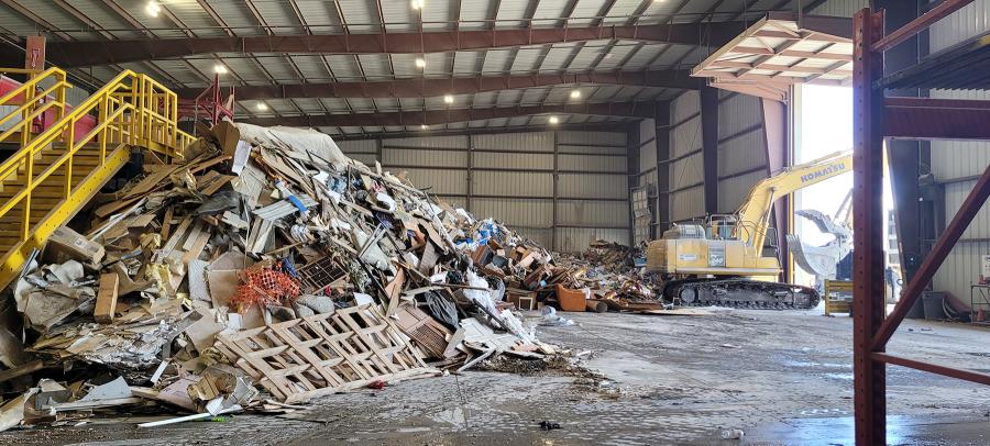 Inside the Leavenworth transfer station