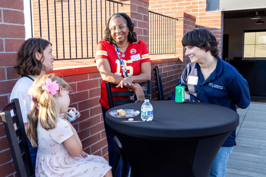 Rooftop at Meal Link small group event 2