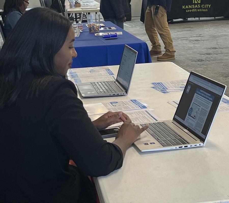 MARC Early Learning staff member recently provided information about the Child Care Works First Responders program at an informational meeting..