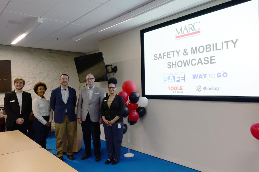 MARC employees at the Safety and Mobility Showcase